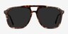 Aster Light Tortoise AcetateSunglass Frames from EyeBuyDirect, Front View