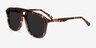 Aster Light Tortoise AcetateSunglass Frames from EyeBuyDirect, Angle View