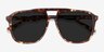 Aster Light Tortoise AcetateSunglass Frames from EyeBuyDirect, Closed View