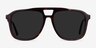 Aster Dark Tortoise AcetateSunglass Frames from EyeBuyDirect, Front View