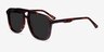 Aster Dark Tortoise AcetateSunglass Frames from EyeBuyDirect, Angle View