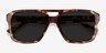 Bauhaus Havana Tortoise AcetateSunglass Frames from EyeBuyDirect, Closed View