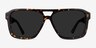 Bauhaus Dark Tortoise AcetateSunglass Frames from EyeBuyDirect, Front View
