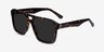 Bauhaus Dark Tortoise AcetateSunglass Frames from EyeBuyDirect, Angle View