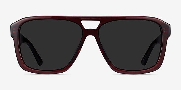 Bauhaus Burgundy Acétate Soleil de Lunette de vue