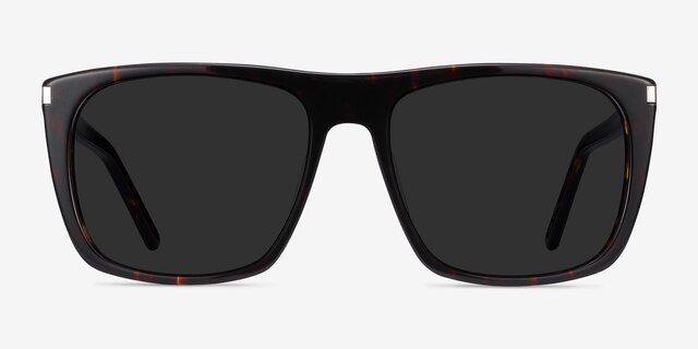 Jim Dark Tortoise AcetateSunglass Frames from EyeBuyDirect, Front View