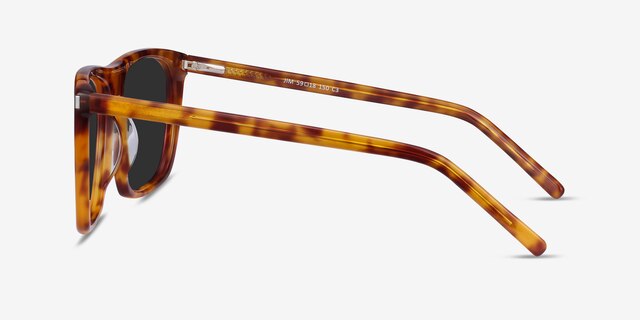 Jim Light Tortoise AcetateSunglass Frames from EyeBuyDirect, Side View