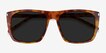 Jim Light Tortoise AcetateSunglass Frames from EyeBuyDirect, Closed View