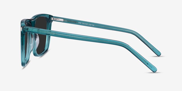 Jim Teal AcetateSunglass Frames from EyeBuyDirect, Side View