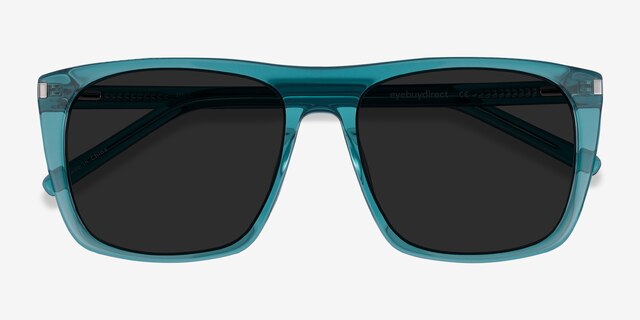 Jim Teal AcetateSunglass Frames from EyeBuyDirect, Closed View