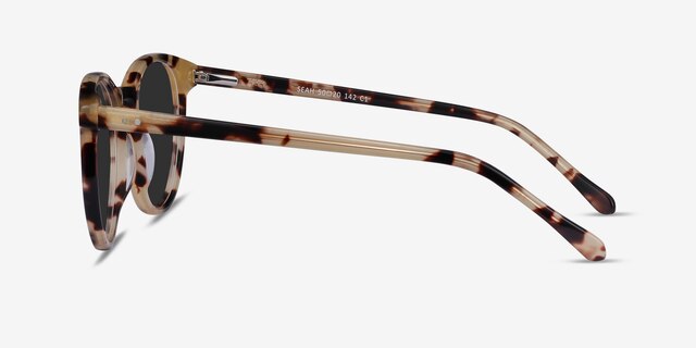 Seah Tortoise AcetateSunglass Frames from EyeBuyDirect, Side View