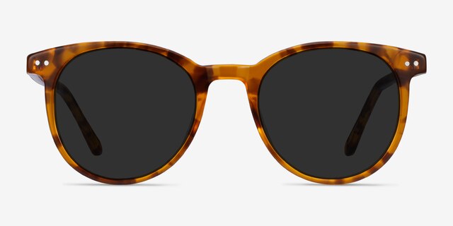 Seah Warm Tortoise AcétateSoleil de Lunette de vue d'EyeBuyDirect, Vue de Face