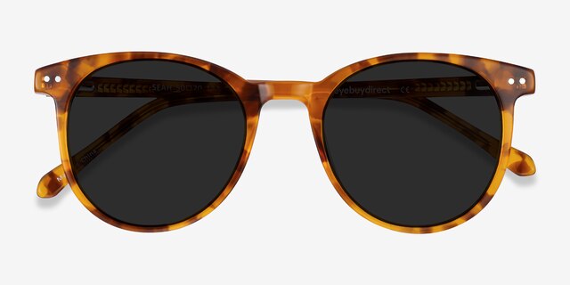 Seah Warm Tortoise AcétateSoleil de Lunette de vue d'EyeBuyDirect, Vue Rapprochée