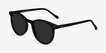 Seah Black AcetateSunglass Frames from EyeBuyDirect, Angle View