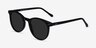 Seah Black AcetateSunglass Frames from EyeBuyDirect, Angle View