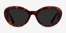Elle Tortoise AcetateSunglass Frames from EyeBuyDirect, Front View