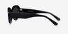 Elle Black AcetateSunglass Frames from EyeBuyDirect, Side View