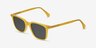Luck Yellow AcetateSunglass Frames from EyeBuyDirect, Angle View