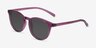 Deja Vu Cassis PlastiqueSoleil de Lunette de vue d'EyeBuyDirect, Vue d'Angle