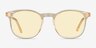Safari Clear Melon AcetateSunglass Frames from EyeBuyDirect, Front View