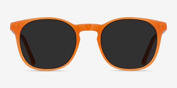 Safari Orange Acetate Sunglass Frames