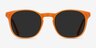 Safari Orange AcetateSunglass Frames from EyeBuyDirect, Front View