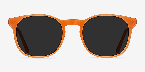 Safari Orange Acetate Sunglass Frames