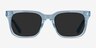 Riddle Clear Blue AcetateSunglass Frames from EyeBuyDirect, Front View