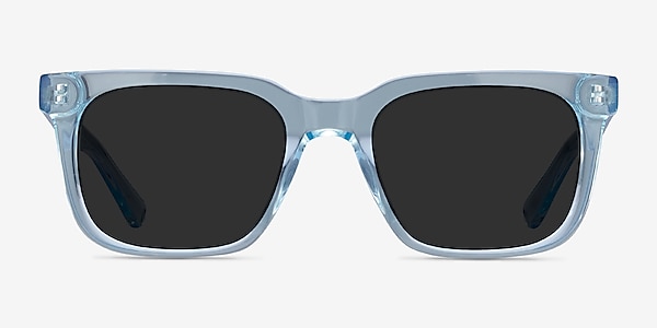 Riddle Clear Blue Acetate Sunglass Frames