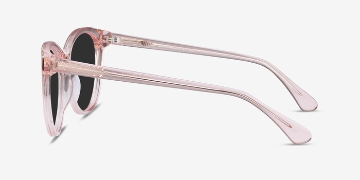 Lima Clear Pink Acetate Sunglass Frames from EyeBuyDirect