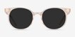 Hideout Clear Melon AcetateSunglass Frames from EyeBuyDirect, Front View