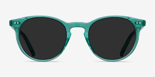 Sun Kyoto Emerald Green AcetateSunglass Frames from EyeBuyDirect, Front View