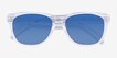 Malibu Clear AcetateSunglass Frames from EyeBuyDirect, Closed View