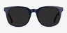 1776 Navy & Red AcetateSunglass Frames from EyeBuyDirect, Front View