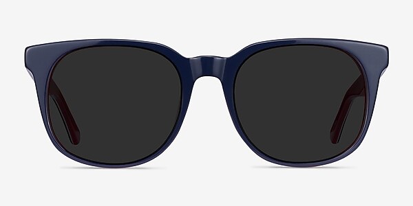 1776 Navy & Red Acetate Sunglass Frames