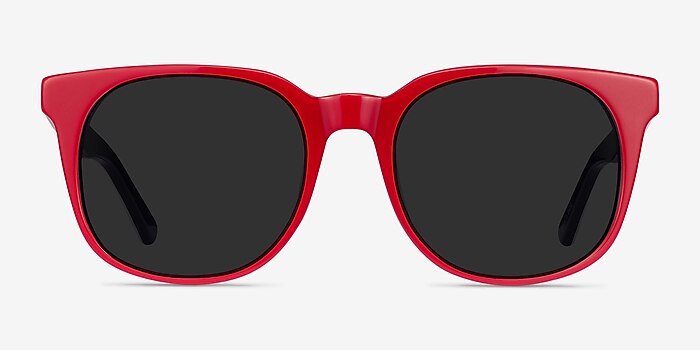 1776 Red & Navy Acetate Sunglass Frames from EyeBuyDirect