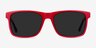 Proud Red & Navy AcetateSunglass Frames from EyeBuyDirect, Front View