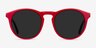 Monument Red & Navy AcetateSunglass Frames from EyeBuyDirect, Front View