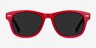 Parade Red & Navy AcetateSunglass Frames from EyeBuyDirect, Front View