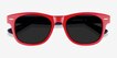 Parade Red & Navy AcetateSunglass Frames from EyeBuyDirect, Closed View