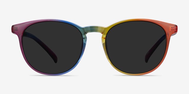 Power Rainbow PlasticSunglass Frames from EyeBuyDirect, Front View