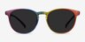 Power Rainbow PlasticSunglass Frames from EyeBuyDirect, Front View