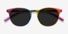 Power Rainbow PlasticSunglass Frames from EyeBuyDirect, Closed View