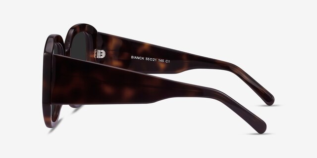 Bianca Tortoise AcetateSunglass Frames from EyeBuyDirect, Side View