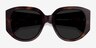 Bianca Tortoise AcetateSunglass Frames from EyeBuyDirect, Closed View