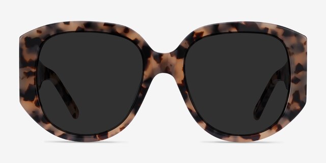 Bianca Ivory Tortoise AcetateSunglass Frames from EyeBuyDirect, Front View