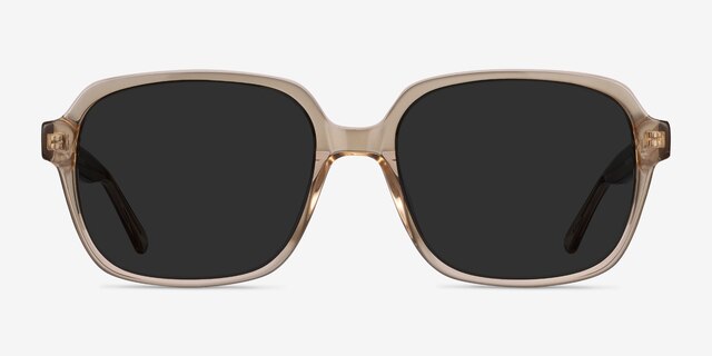 Marlon Brown AcetateSunglass Frames from EyeBuyDirect, Front View
