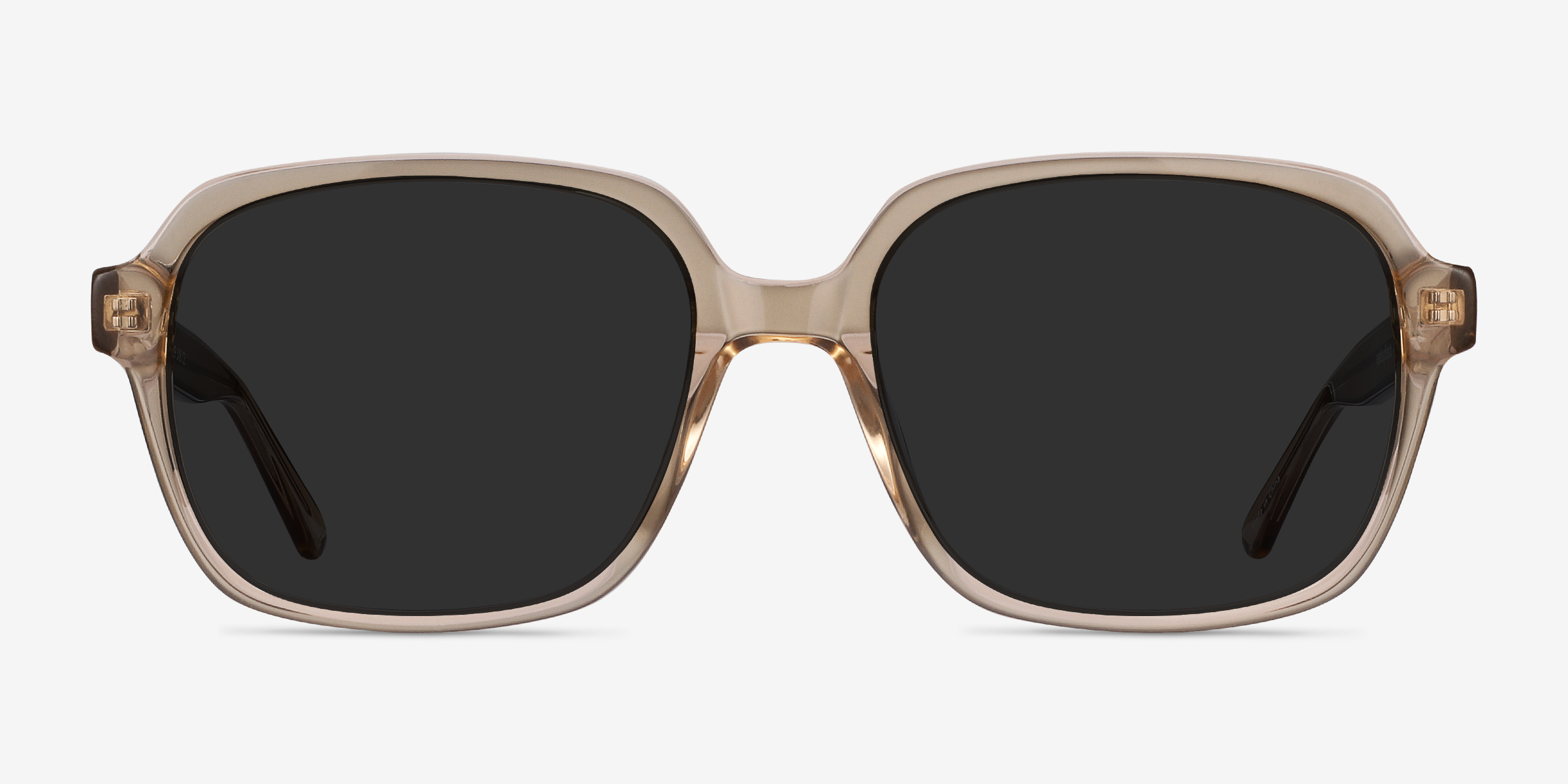 Marlon - Rectangle Brown Frame Sunglasses For Men | Eyebuydirect