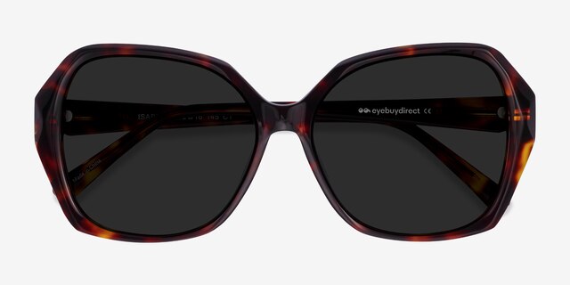 Isabella Tortoise AcetateSunglass Frames from EyeBuyDirect, Closed View
