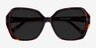 Isabella Tortoise AcetateSunglass Frames from EyeBuyDirect, Closed View
